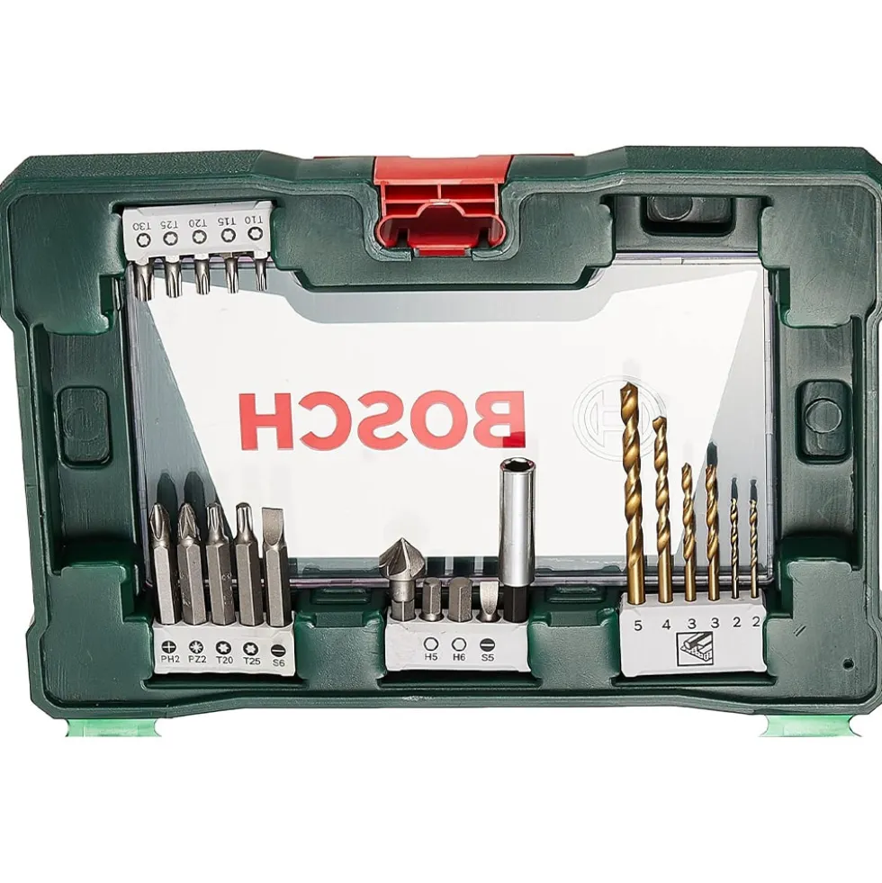 Set punte e bits per avvitatura e foratura BOSCH V-LINE 2607017303 pz.48 con custodia