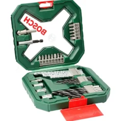 Set punte e bits per avvitatura e foratura BOSCH X-LINE 2607010608 pz.34 con custodia