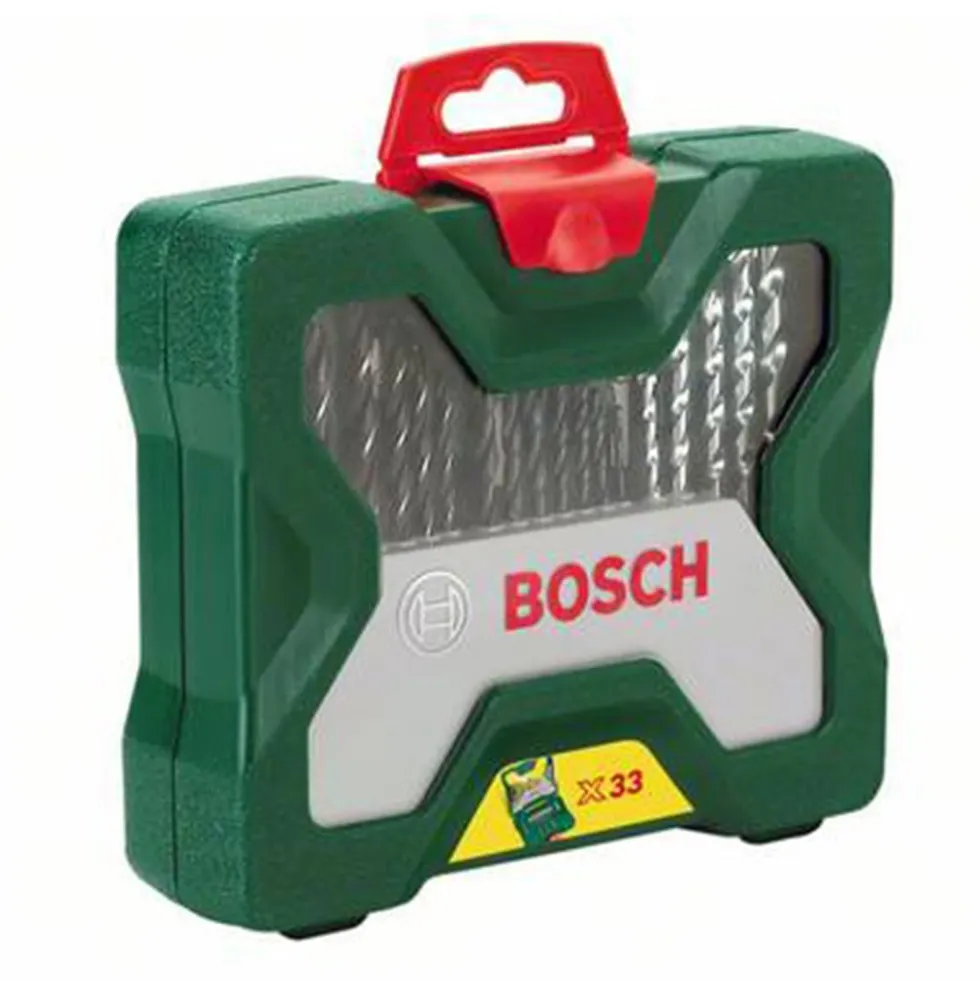 Set punte e bits per avvitatura e foratura BOSCH X-LINE 2607019325 pz.33 con custodia