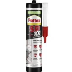 Sigillante neutro dalle elevatissime prestazioni PATTEX SP101 FLEXTECH trasparente ml.280