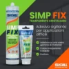 Silicone adesivo sigillante trasparente cristallino a base di polimeri silano modificati SIGILL EVOLUTION CRYSTAL 600 ml.290