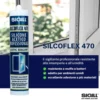 Silicone sigillante acetico professionale SIGILL SILCOFLEX 470 ml.280 marrone