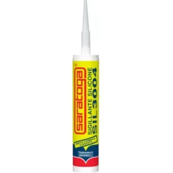 Silicone sigillante acetico universale trasparente SARATOGA SIL3004 ml.280