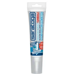 Silicone sigillante antimuffa per sanitari BIANCOSAN SARATOGA tubetto ml.90 trasparente