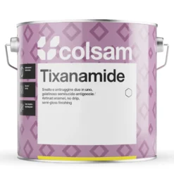Smalto antiruggine COLSAM TIXANAMIDE vernice gel 2 in 1 semilucido lt.0,750 - 2,50 vari colori COLORIFICIO SAMMARINESE