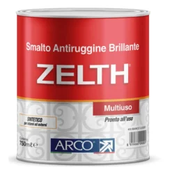 Smalto antiruggine sintetico multiuso ARCO ZELTH lucido lt.0,750 - lt.2,50 colori di cartella
