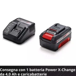 Smerigliatrice angolare a batteria EINHELL TC-AG 18/115 Li 1 x 18V 4Ah+ caricabatterie