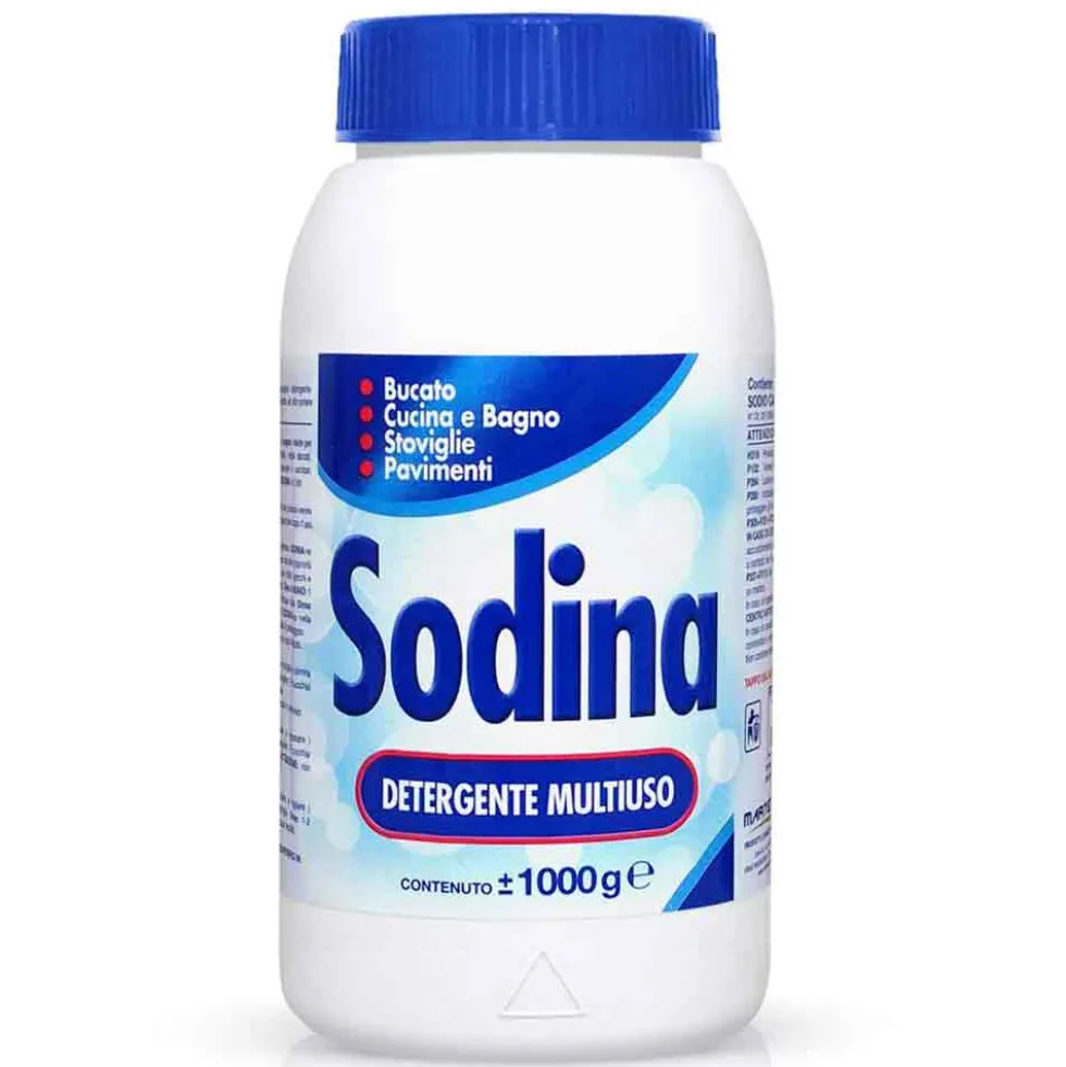 Soda in polvere kg.1 "SODINA" detergente disinfettante multiuso