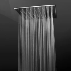 Soffione doccia ultra slim in acciaio INOX AISI 304 quadrato cm.30 x 30 cromato