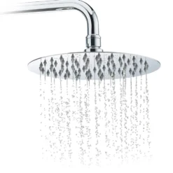 Soffione doccia ultra slim in acciaio INOX AISI 304 tondo cm.30 cromato