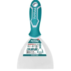 Spatola in acciaio lucido stainless mm.125 manico ergonomico TOTAL TOTTHT831256