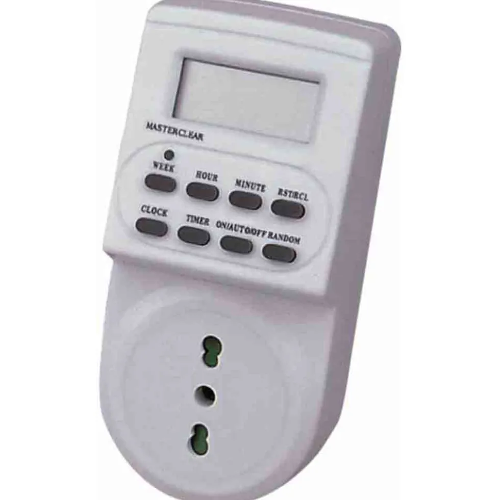 Spina timer digitale programmabile 70 programmi 16Amp CFG E293