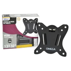Staffa tv a parete fissa per tv e monitor pc 13"-32" max 15 kg. vesa max 100 x 100 OMEGA