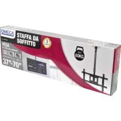 Staffa tv a soffitto per tv 37"-70" max 60 kg. vesa max 600 x 400 OMEGA