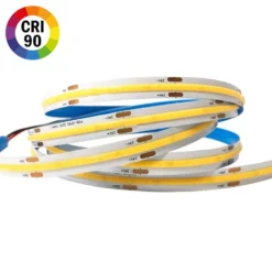 Striscia led COB 24V 15W/mt. 1600 lumen 528 led CRI 90+ IP20 rt.5 mt. 3000k/4000k/6000k