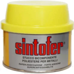 Stucco bicomponente poliestere per metalli e carrozzeria ml.175 SINTOFER grigio