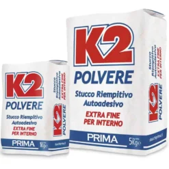 Stucco in polvere K2 bianco extra fine per interno conf. kg.1 - 5