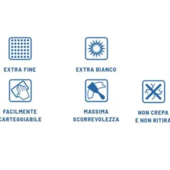 Stucco in polvere K2 bianco extra fine per interno conf. kg.1 - 5