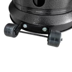 Stufa a gas da esterno termopatio a fungo C LINE MUSHROOM nera potenza 13Kw