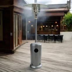 Stufa a gas da esterno termopatio a fungo C LINE MUSHROOMS grigia potenza 13Kw