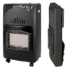 Stufa a gas gpl infrarossi pieghevole DCG GH03N 4200W h.73 cm. nera