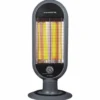 Stufa elettrica al carbonio 1000w 2 elementi ad alto potere riscaldante h.77cm.