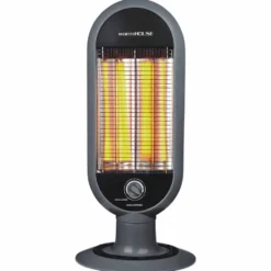 Stufa elettrica al carbonio 1000w 2 elementi ad alto potere riscaldante h.77cm.