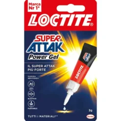 SUPER ATTAK Power gel gr.3 adesivo istantaneo universale flessibile per tutti i materiali