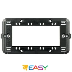 Supporto 4 posti ELETTROCANALI serie EASY compatibile Bticino Matix