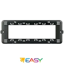 Supporto 6 posti ELETTROCANALI serie EASY compatibile Bticino Matix