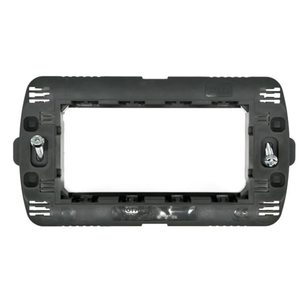 Supporto 4 posti MAPAM ART compatibile BTICINO LIVING