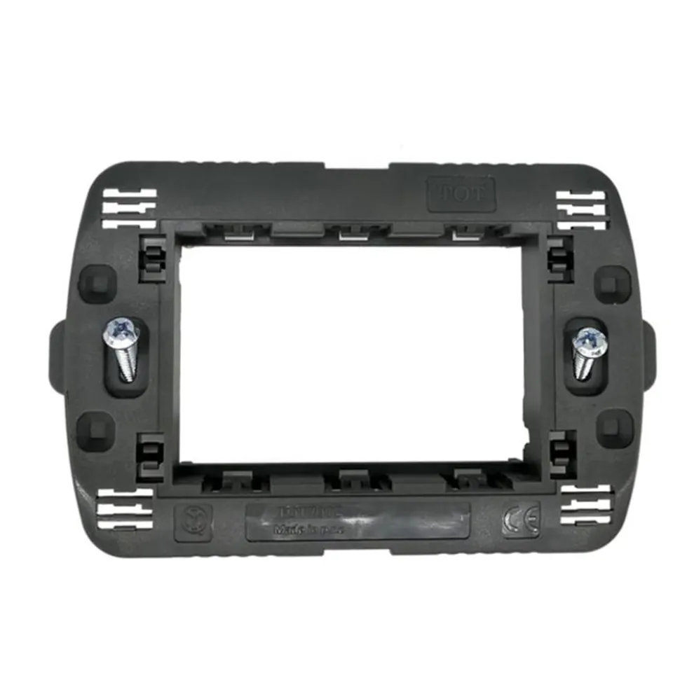 Supporto 3 posti MAPAM ART compatibile BTICINO LIVING