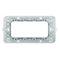 Supporto 4 posti MAPAM JOY-T3 compatibile BTICINO MATIX