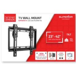 Supporto tv a parete con inclinazione per tv LED/LCD da 23