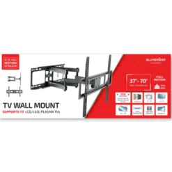 Supporto tv a parete universale snodato a 3 snodi per tv led lcd curved da 37