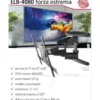 Supporto universale snodato a pantografo per tv led di ultima generazione da 40" a 80" ELB4080