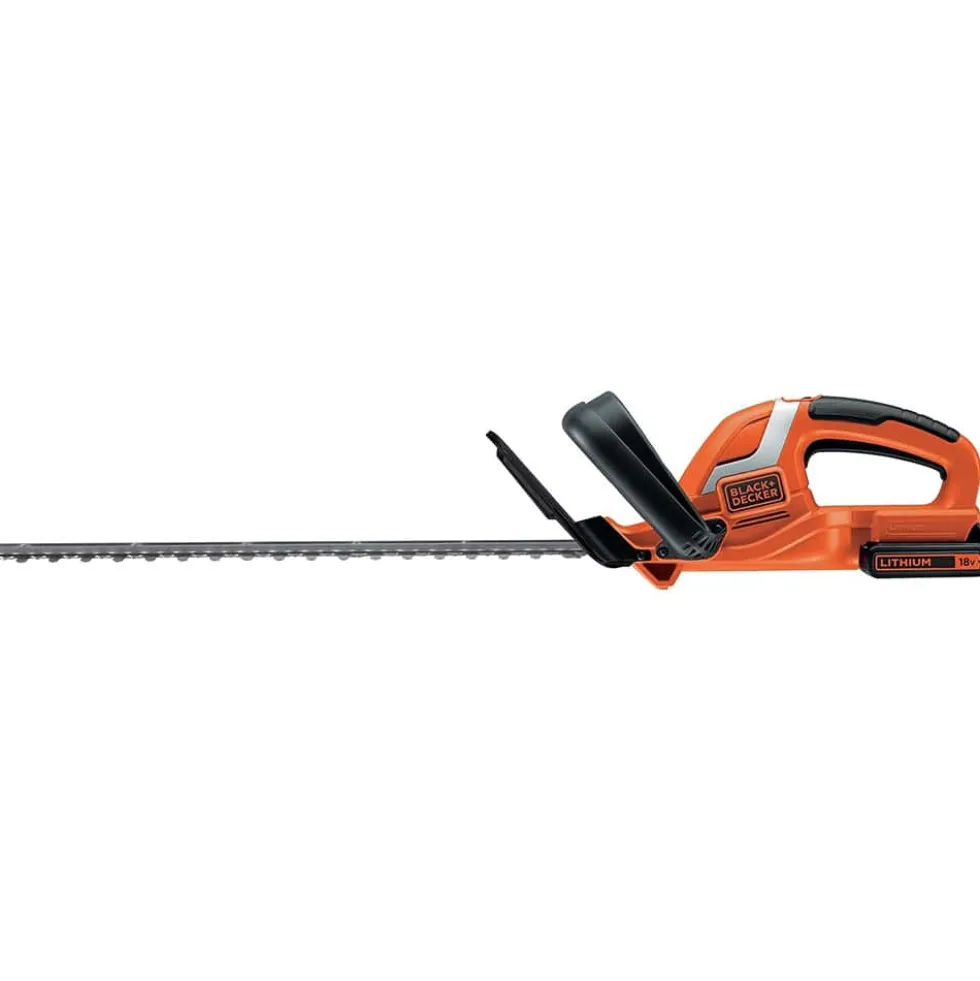 Tagliasiepi elettrico a batteria 18V 2Ah BLACK+DECKER GTC1845L20 lama cm.45