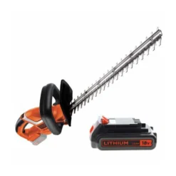 Tagliasiepi elettrico a batteria 18V 2Ah BLACK+DECKER GTC1845L20 lama cm.45