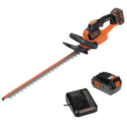 Tagliasiepi elettrico a batteria BLACK+DECKER GTC18504PC batteria 18V 4Ah litio barra cm.50