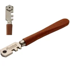 Tagliavetri manuale SILBERSCHNITT 6 rotelle con manico legno art. 100