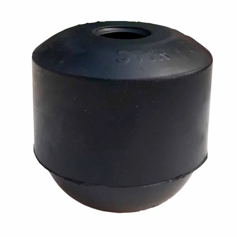 Tampone di chiusura in gomma per cassette STIR BLITZ E GROHE dm.58 foro mm.15