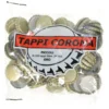 Tappi a corona idonei alla bollitura mod. ORO cf.100 pz.