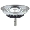Tappo a cestello in ottone cromato mm.83 per piletta basket lavello cucina L.B. PLAST