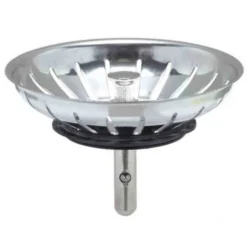 Tappo a cestello in ottone cromato mm.83 per piletta basket lavello cucina L.B. PLAST
