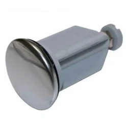 Tappo a saltello in plastica da 1"1/4 per lavabo e bidet