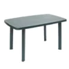Tavolo in resina ovale FARO verde cm.137 x 85 x 72h
