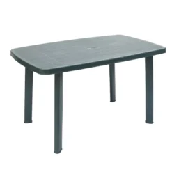Tavolo in resina ovale FARO verde cm.137 x 85 x 72h