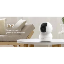 Telecamera wifi da interno EZVIZ TY2 motorizzata HD 1080P 2mpx