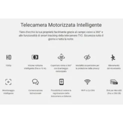 Telecamera wifi da interno EZVIZ TY2 motorizzata HD 1080P 2mpx
