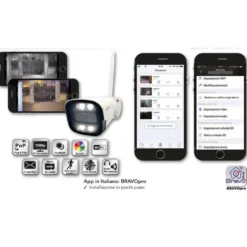 Telecamera wifi fissa da esterno BRAVO CAPTAIN PRO LUX Full HD 1080p